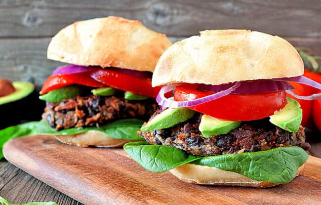 veggie burgers