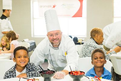 Aramark Building Community Chef and Kids