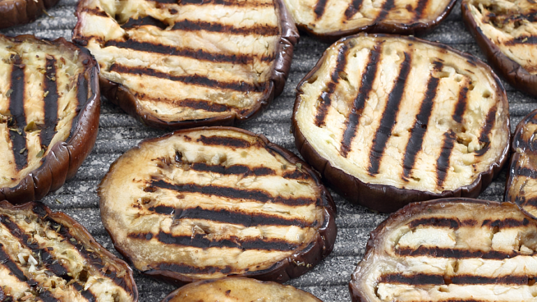 Grilled Eggplant “Steaks”