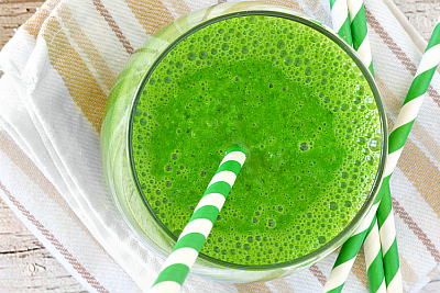 recipe smoothie kale spinach vegan