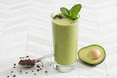 Mint Chocolate Chip Smoothie - Feed Your Potential