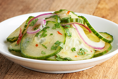 tangy cucumber salad