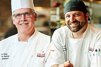 Chefs Tim Zintz and Jason Lewis, Aramark