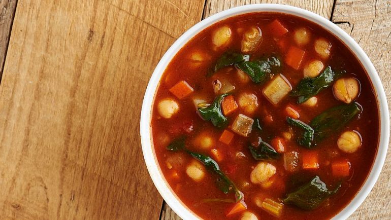 Moroccan chickpea soup