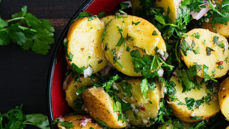 chimichurri potato salad