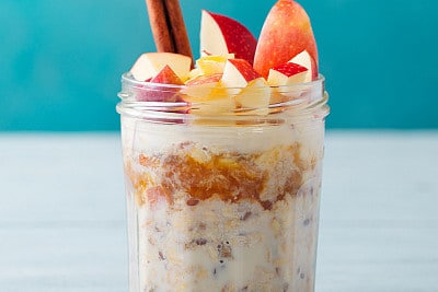 apple pie overnight oats