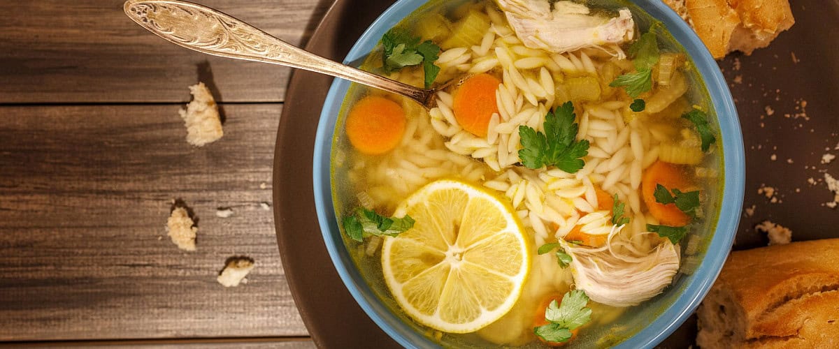 lemon chicken orzo soup